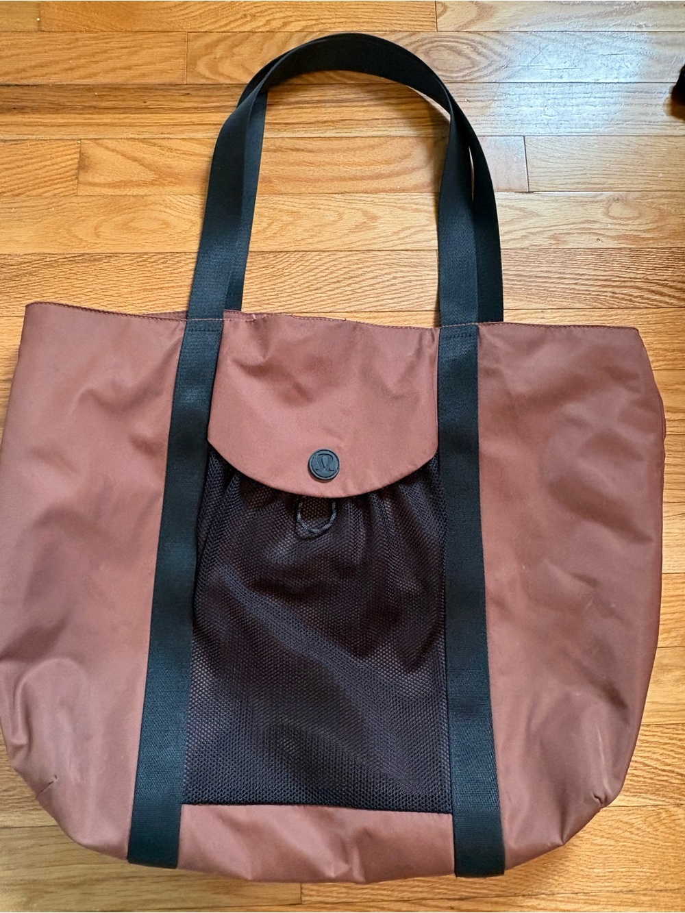 lululemon athletica  Tote Bag with Black Straps